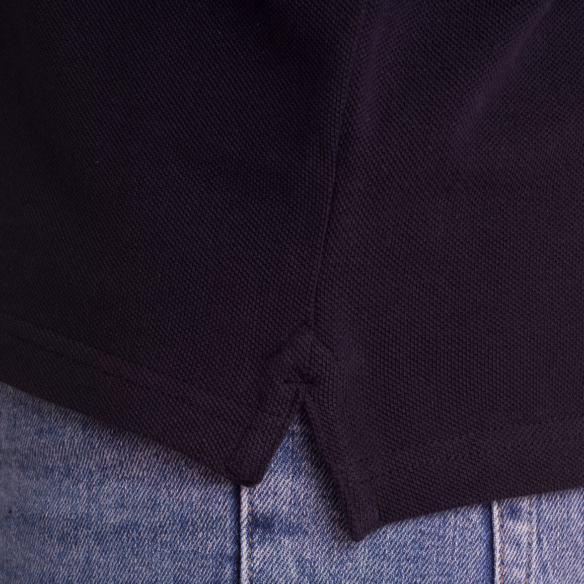 Herenpoloshirt effen