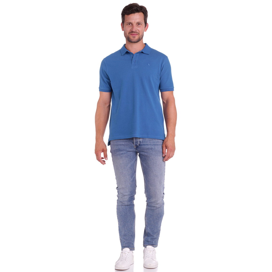 Effen herenpoloshirt