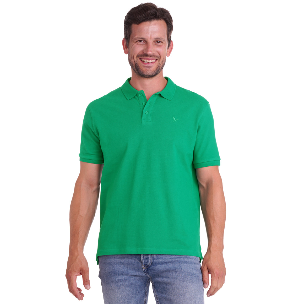 Effen heren poloshirt