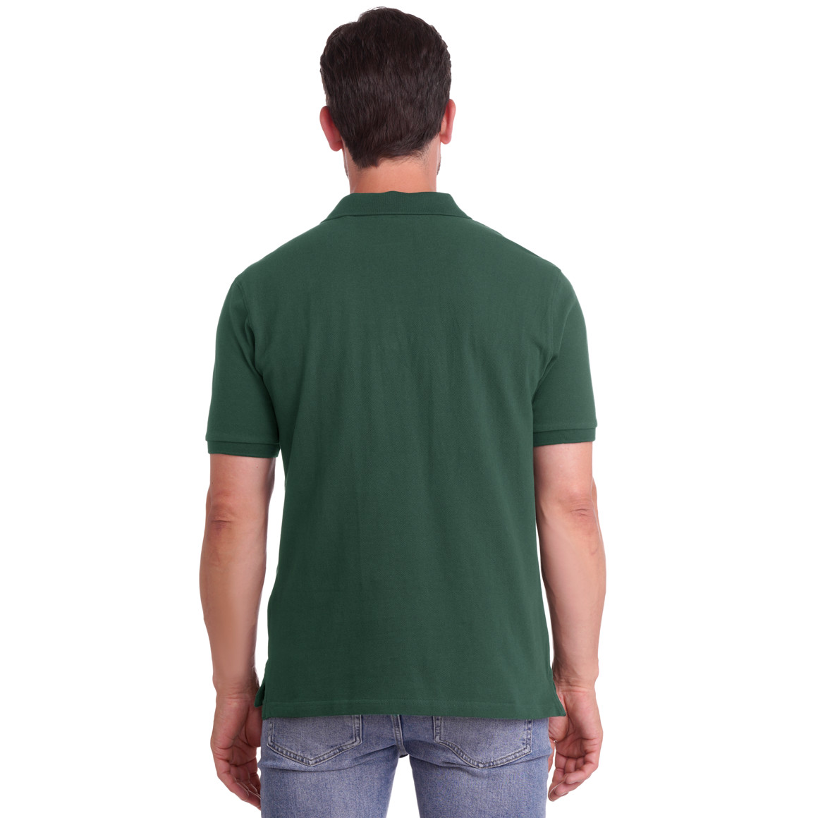 Heren poloshirt effen