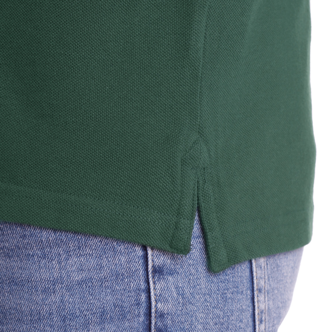 Heren poloshirt effen