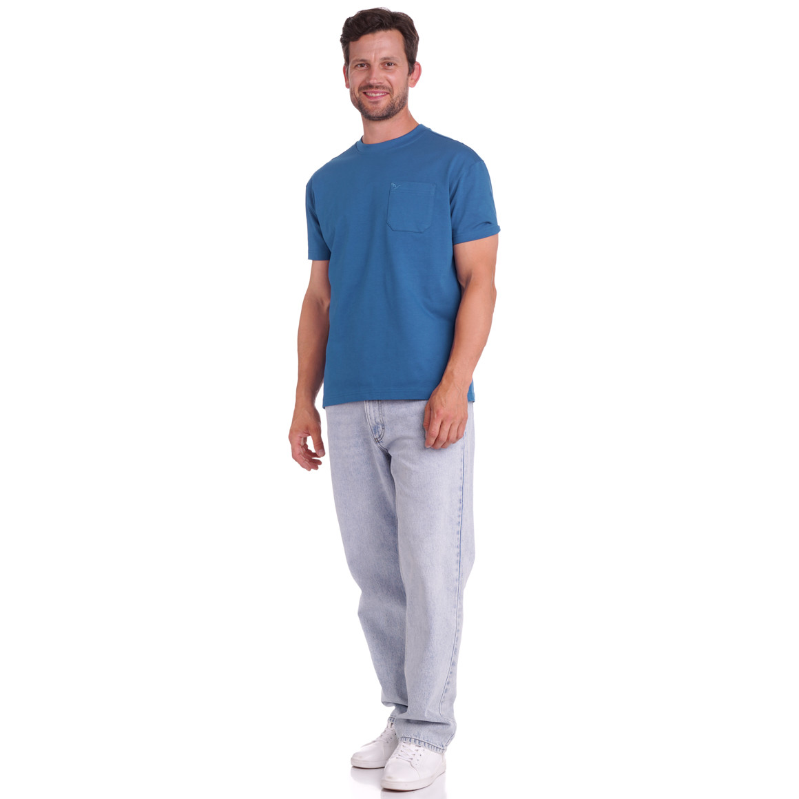 Heren T-shirt met borstzak