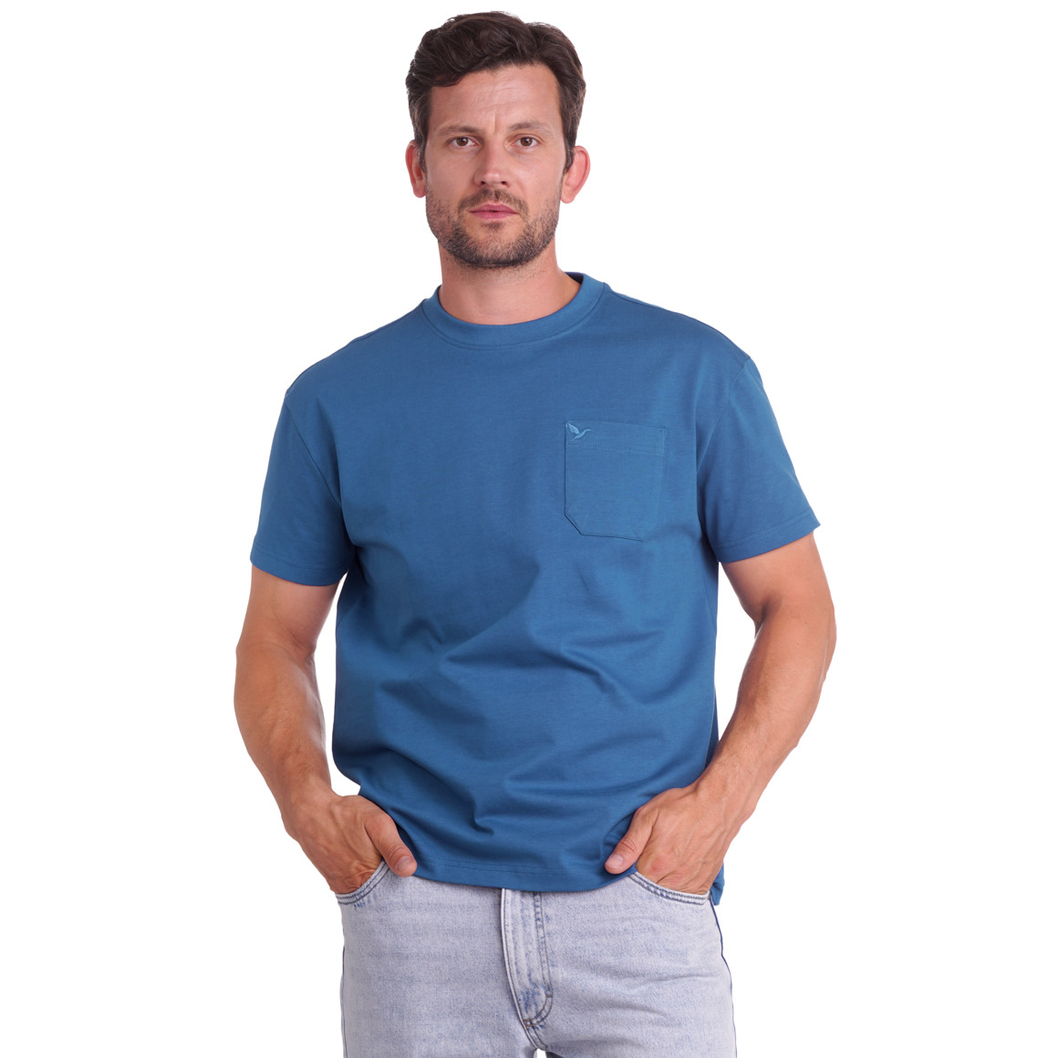 Heren T-shirt met borstzak