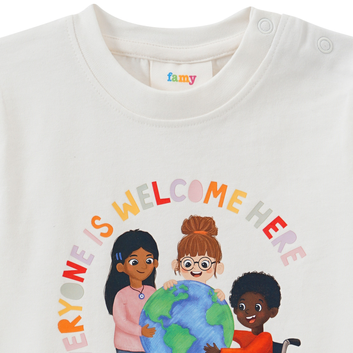Baby T-Shirt mit Message-Print