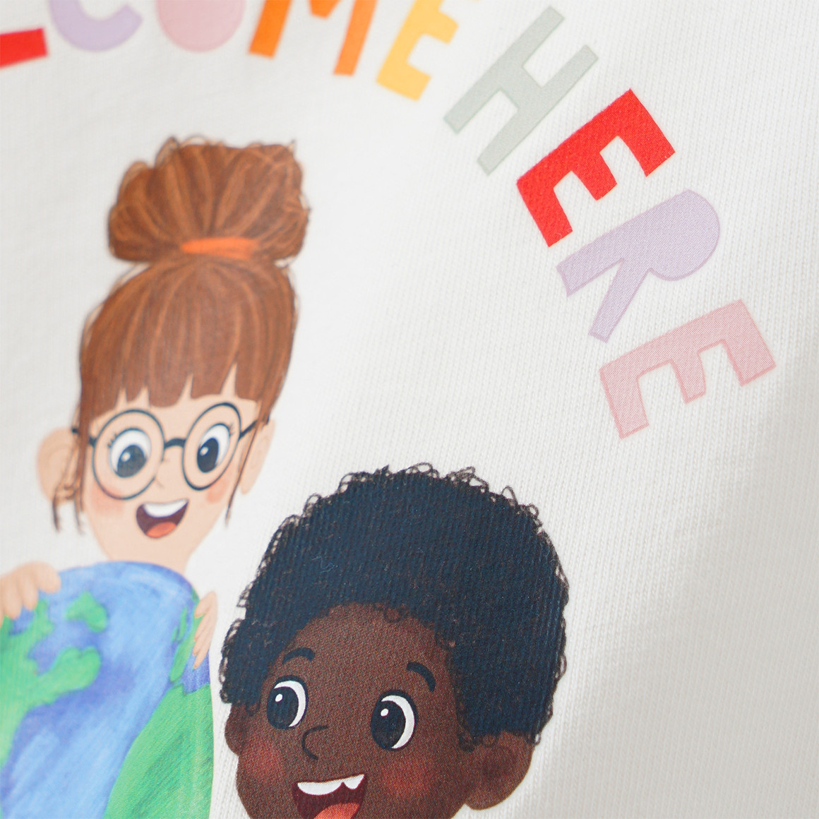 T-shirt voor kinderen met tekstprint