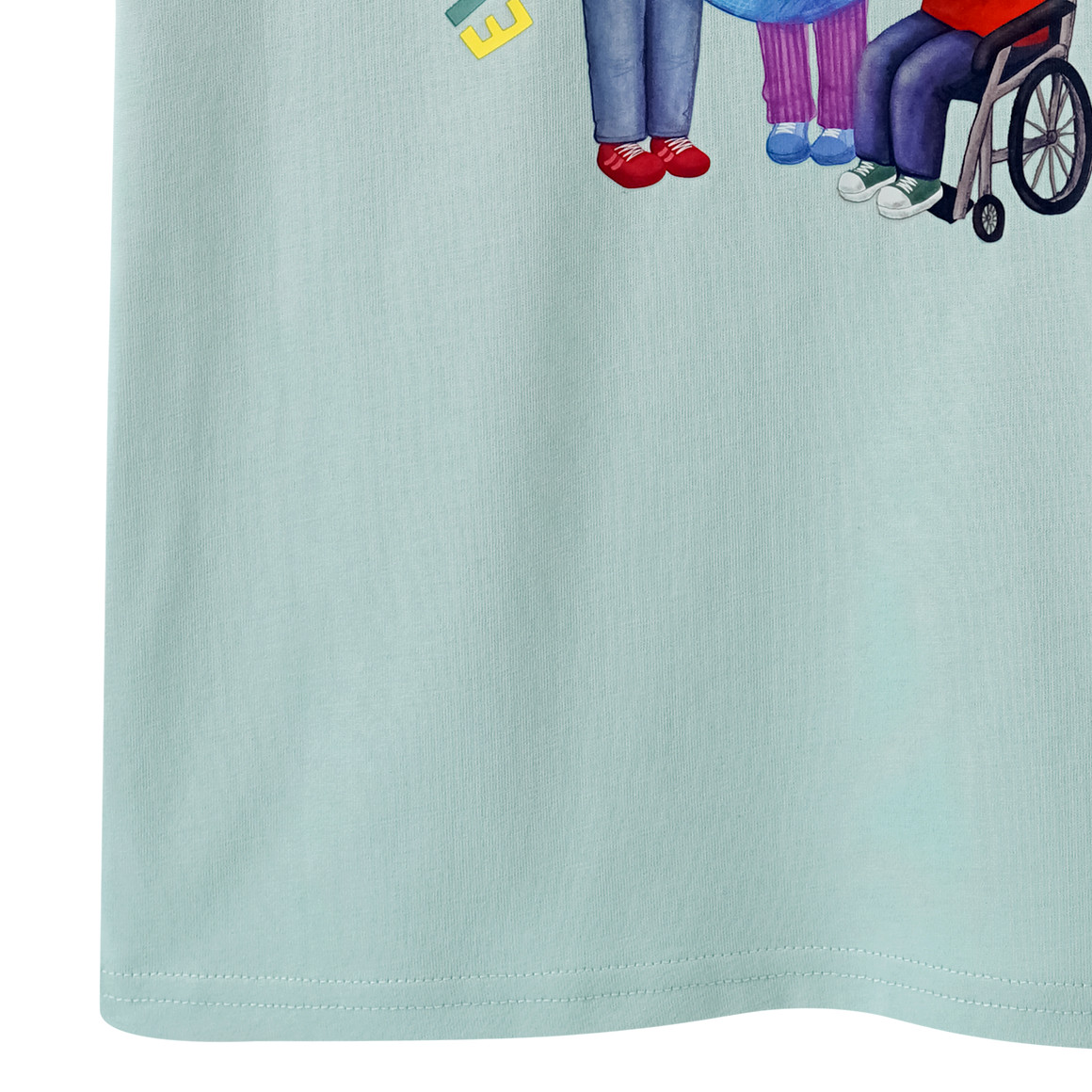 T-shirt voor kinderen met tekstprint