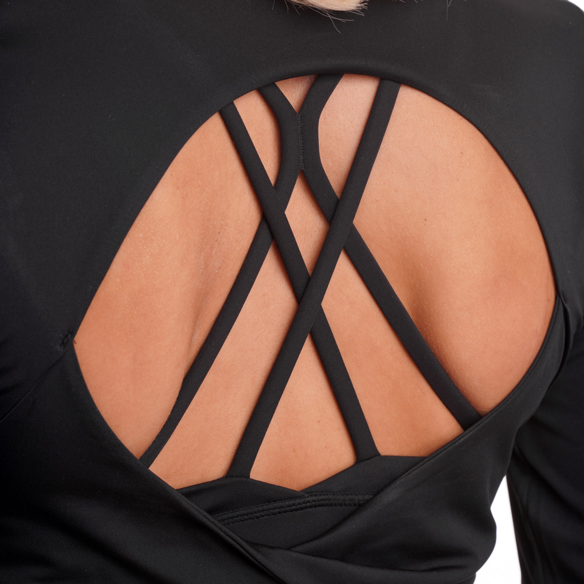 Damen Sport-Langarmshirt unifarben