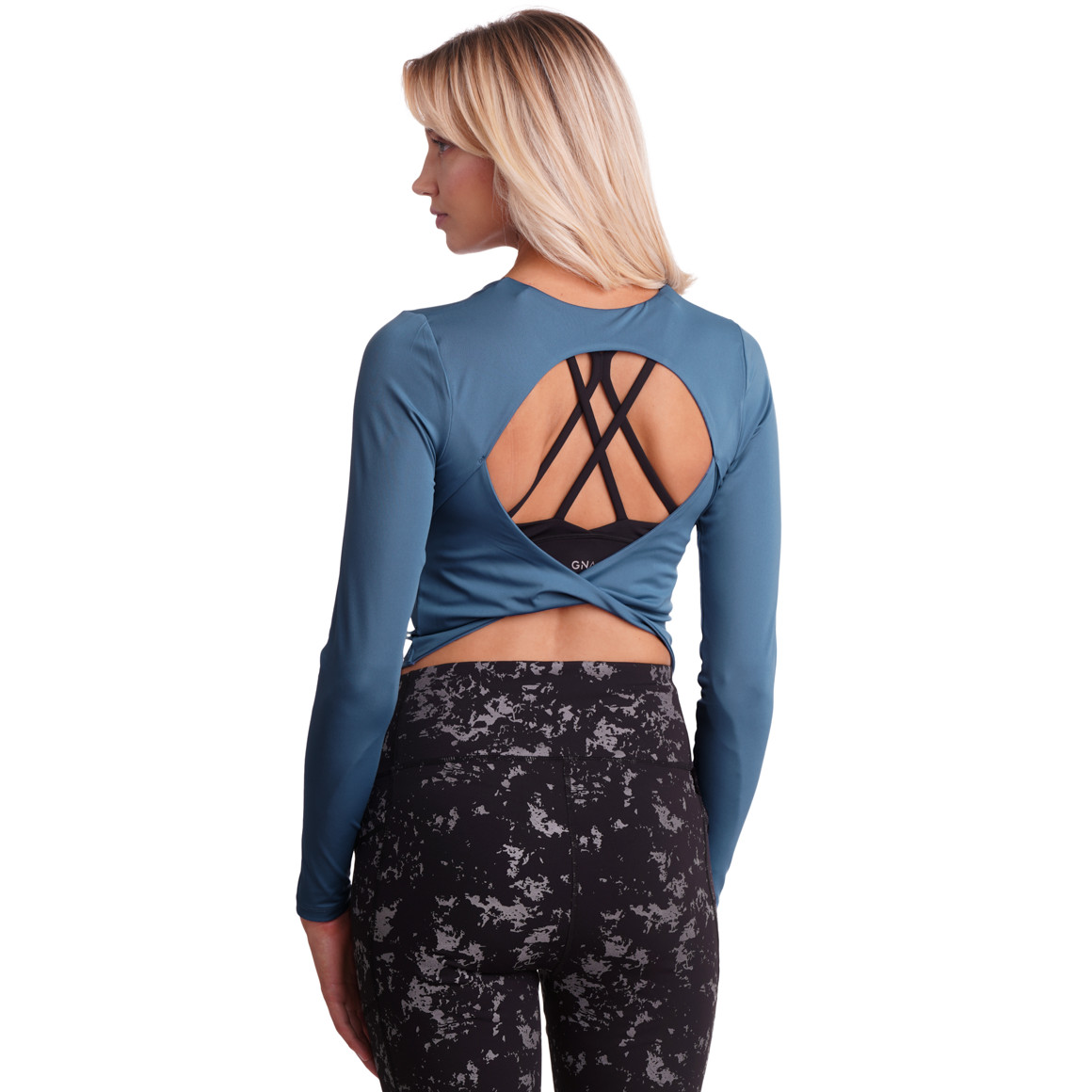 Damen Sport-Langarmshirt unifarben