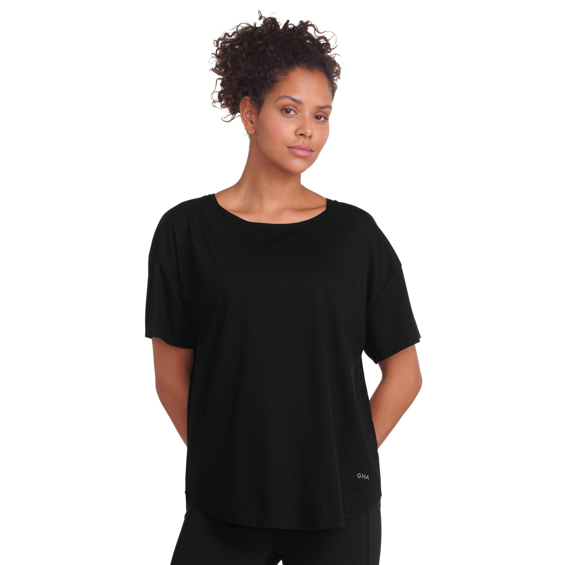 Damen Sport T-Shirt unifarben