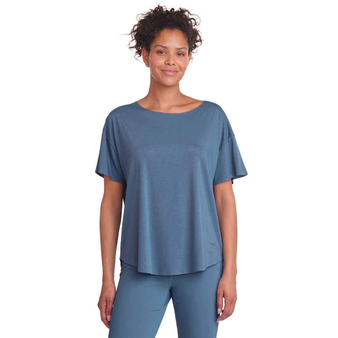 Damen Sport T-Shirt unifarben