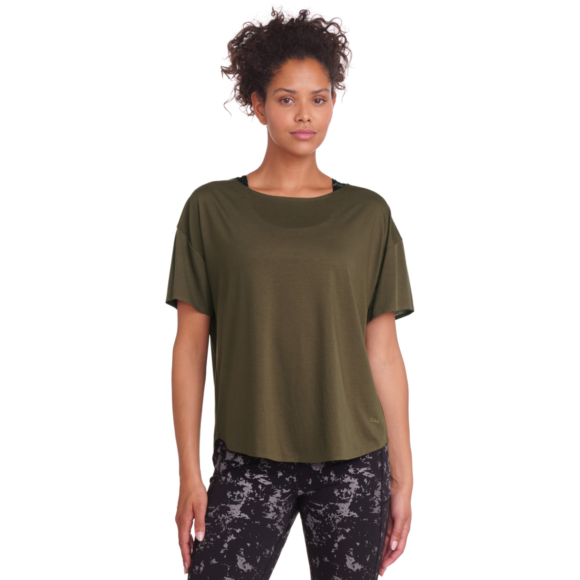 Damen Sport T-Shirt unifarben