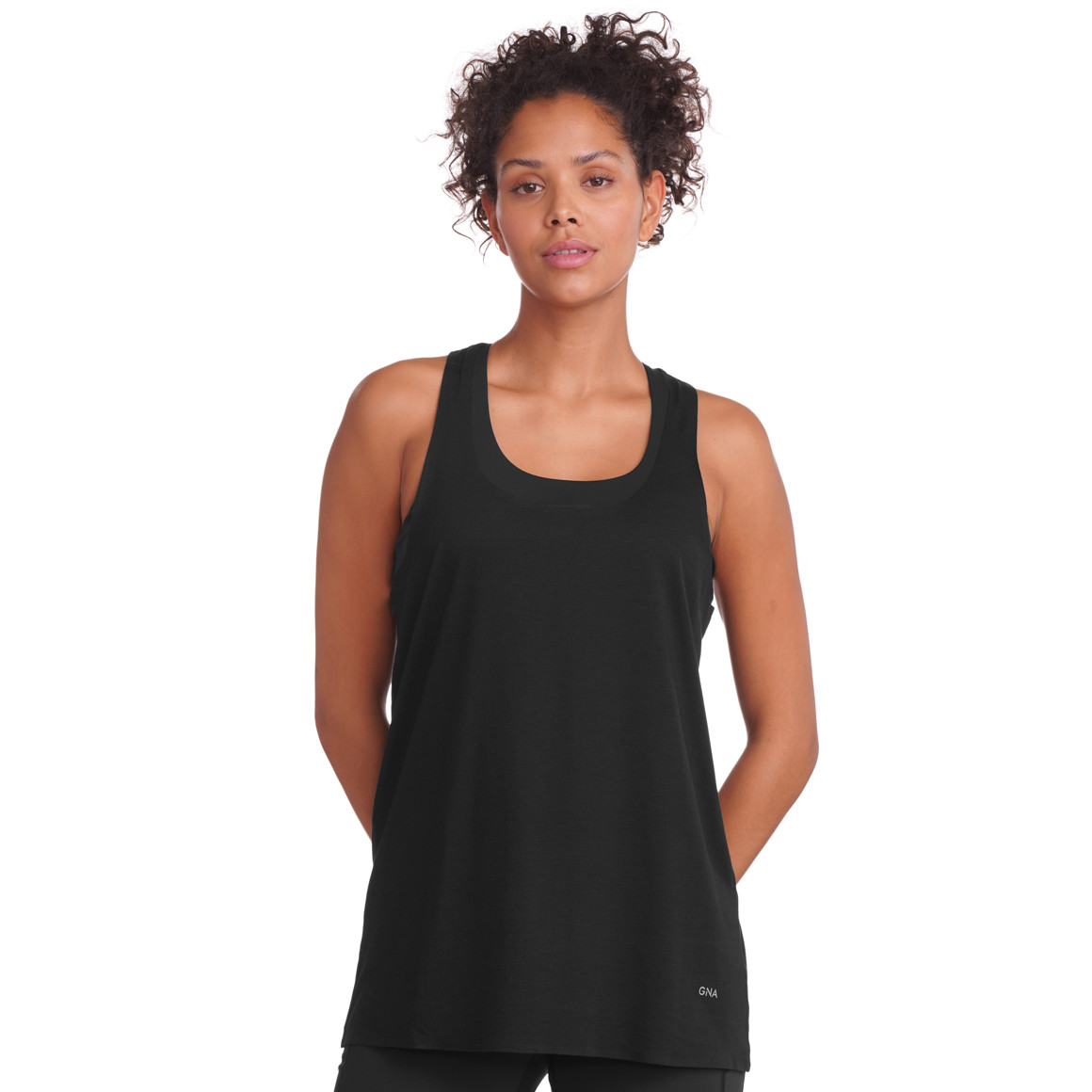 Dames sporttop, effen