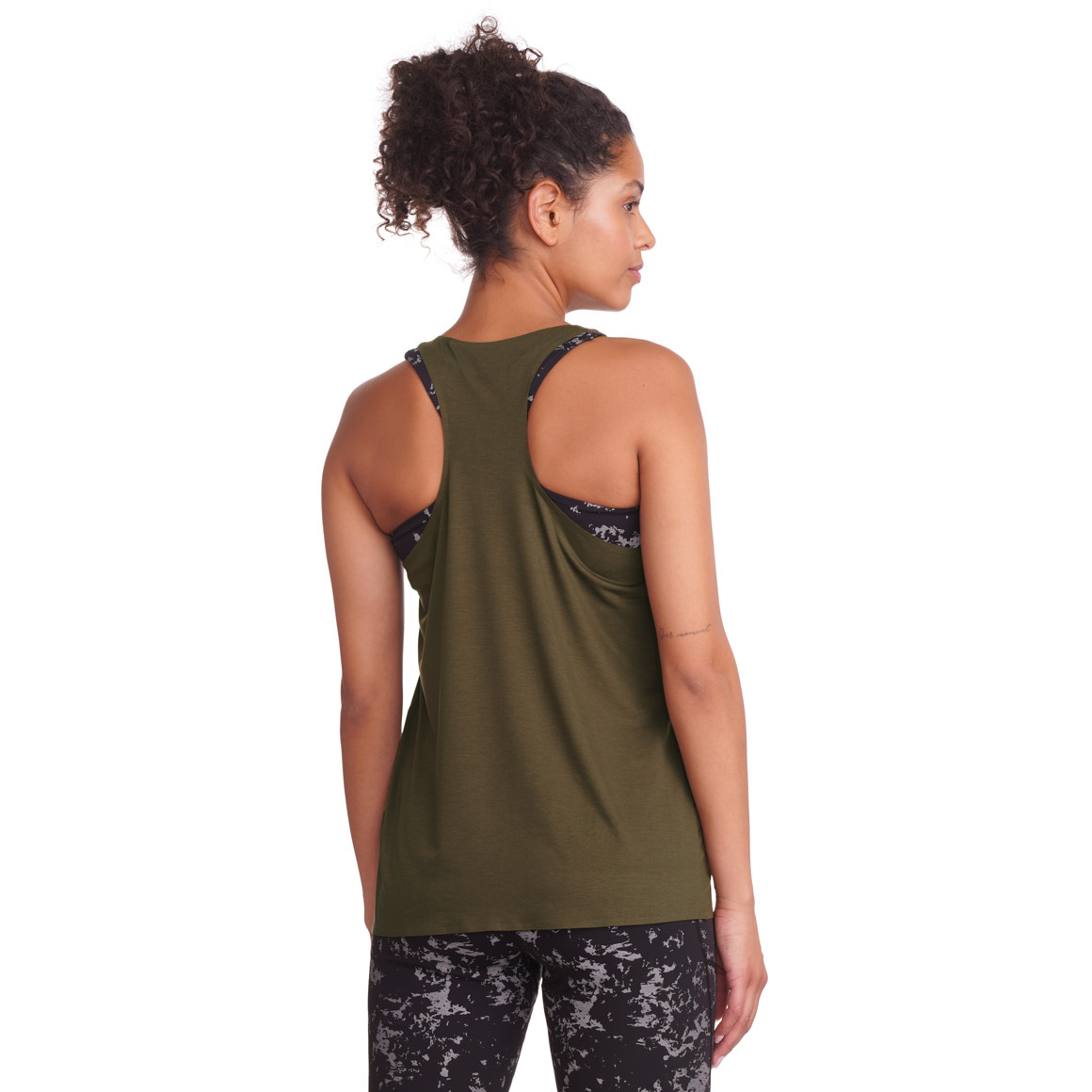 Dames sporttop, effen