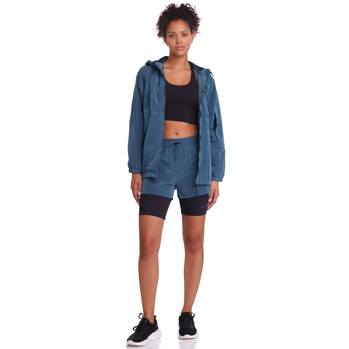 Damen Sport-Shorts zweilagig