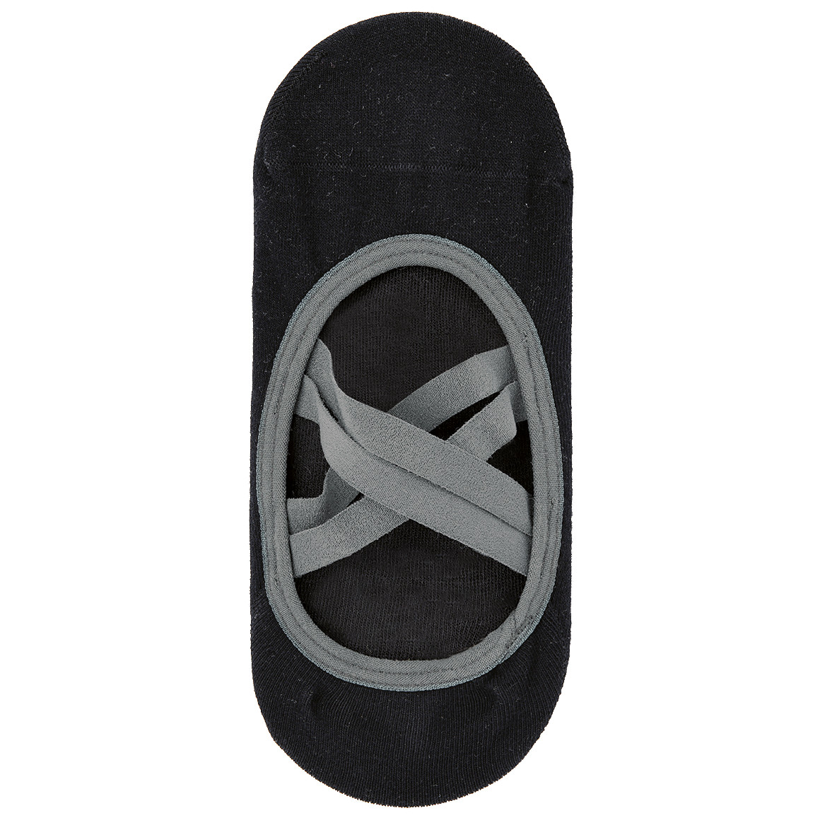 1 Paar Damen Füsslinge mit gummierter Sohle