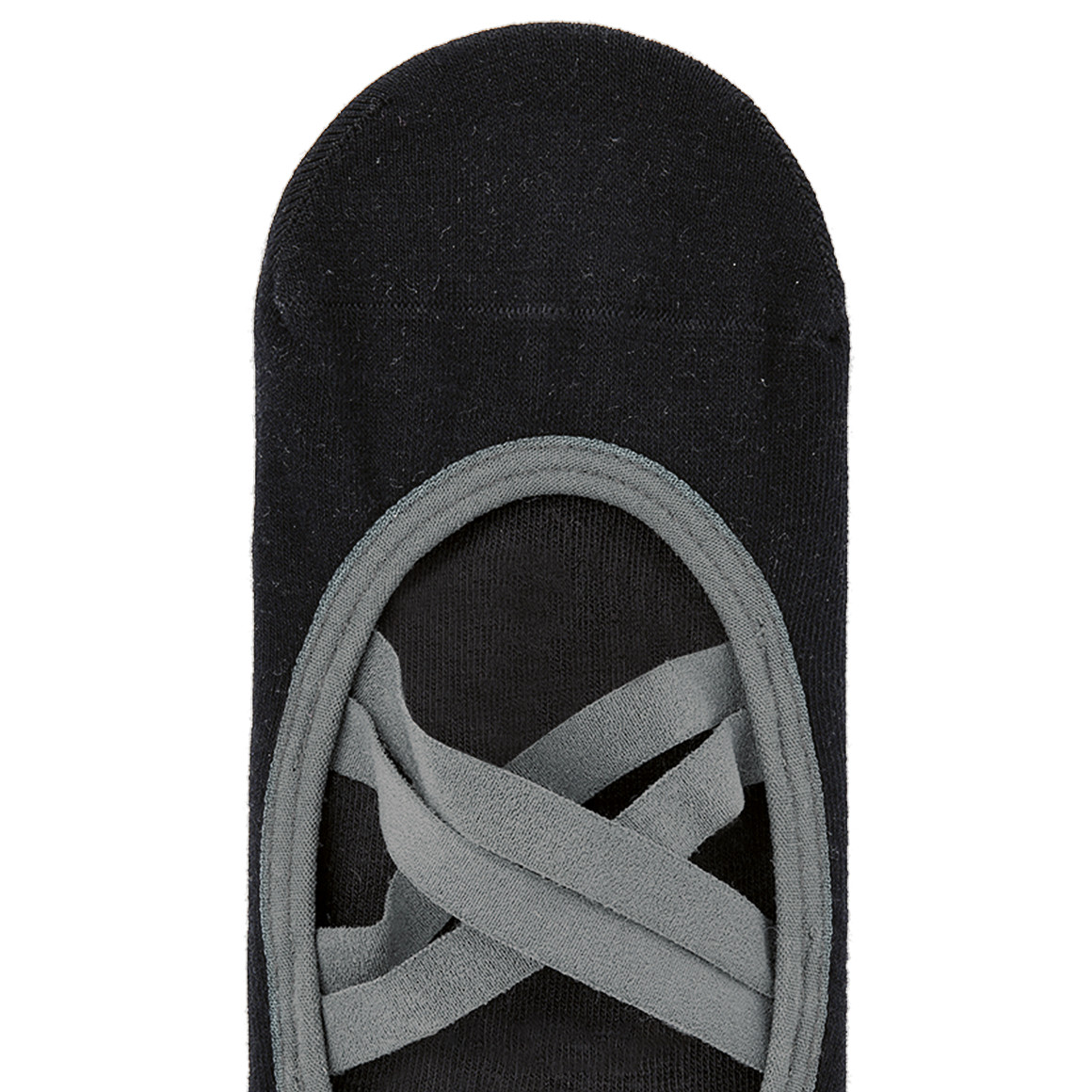 1 Paar Damen Füsslinge mit gummierter Sohle