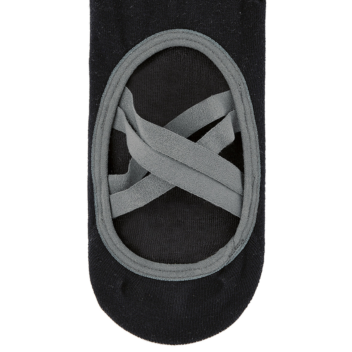 1 Paar Damen Füsslinge mit gummierter Sohle