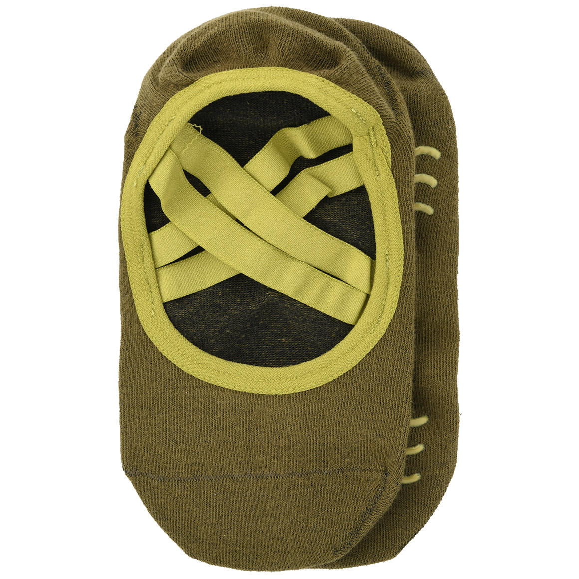 1 paar damessokken met rubberen zool