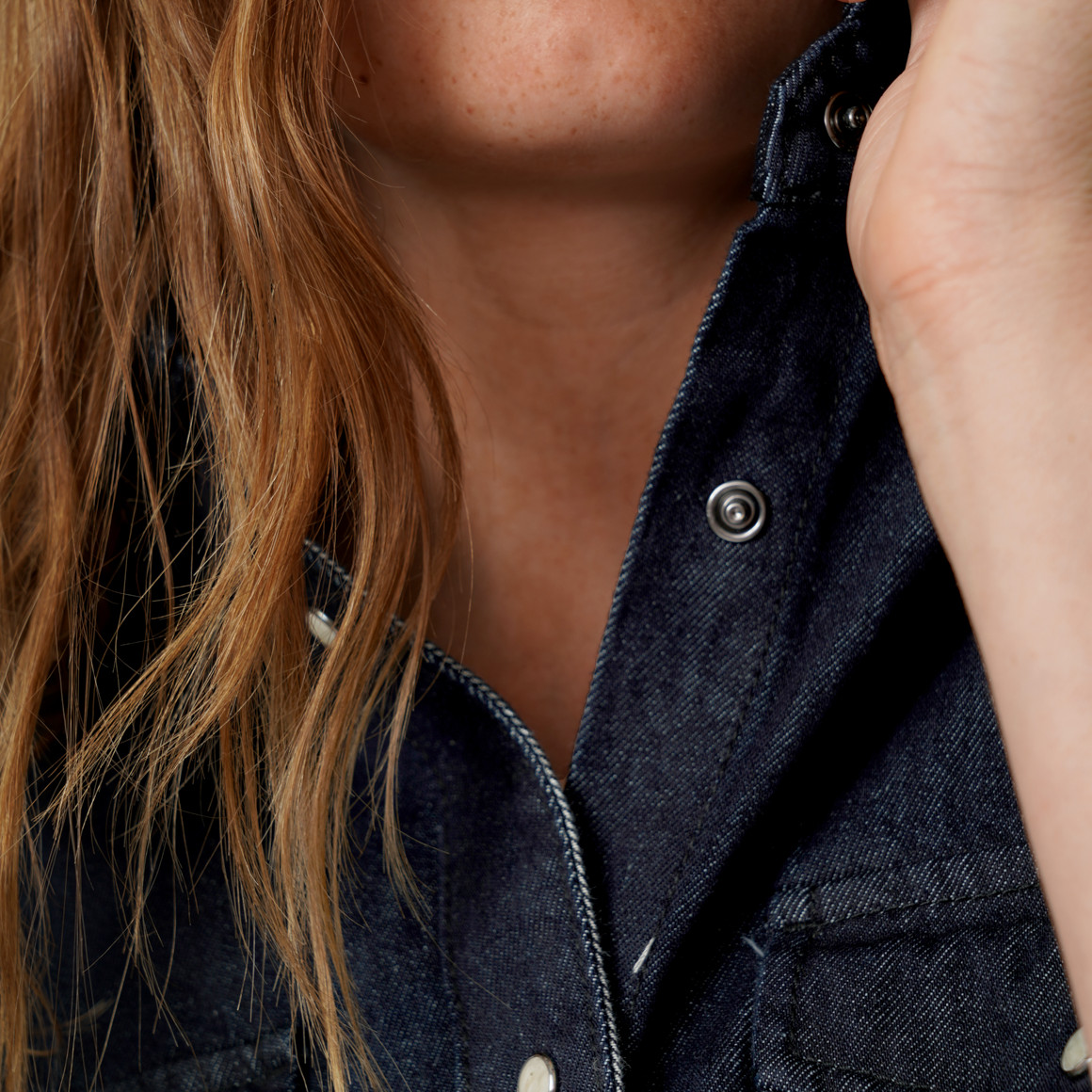 Damen Jeanshemd aus Bio-Baumwolle
