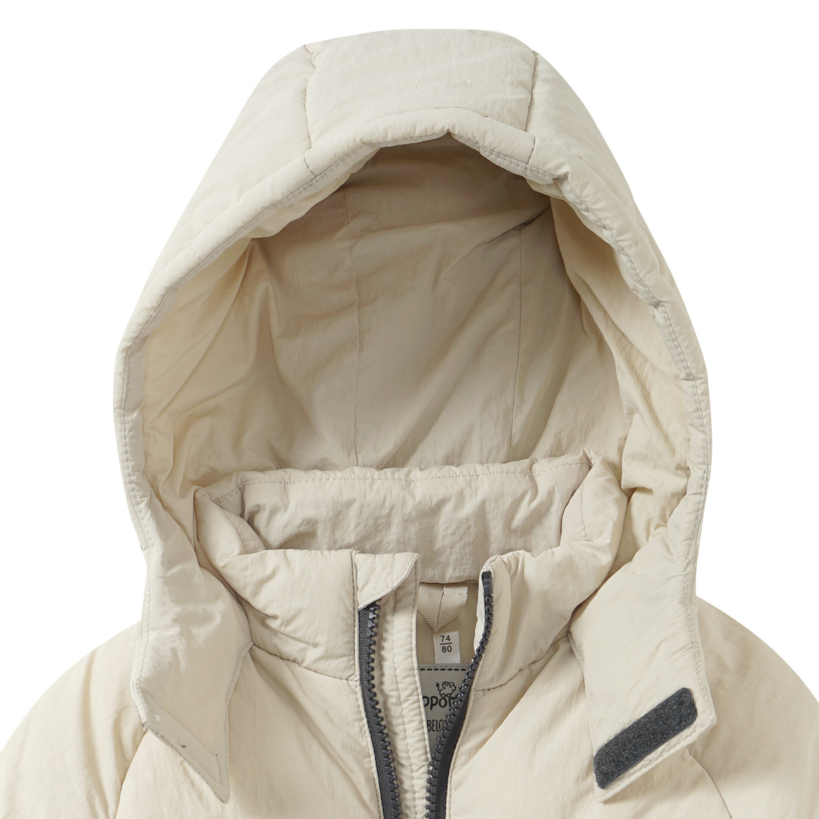 Baby Steppjacke mit Kapuze