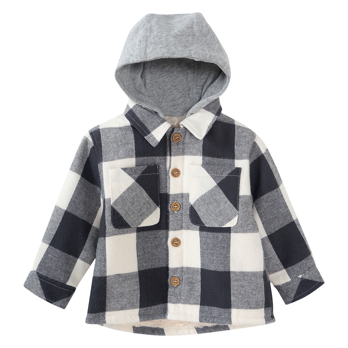 Baby Fleecejacke mit Kapuze