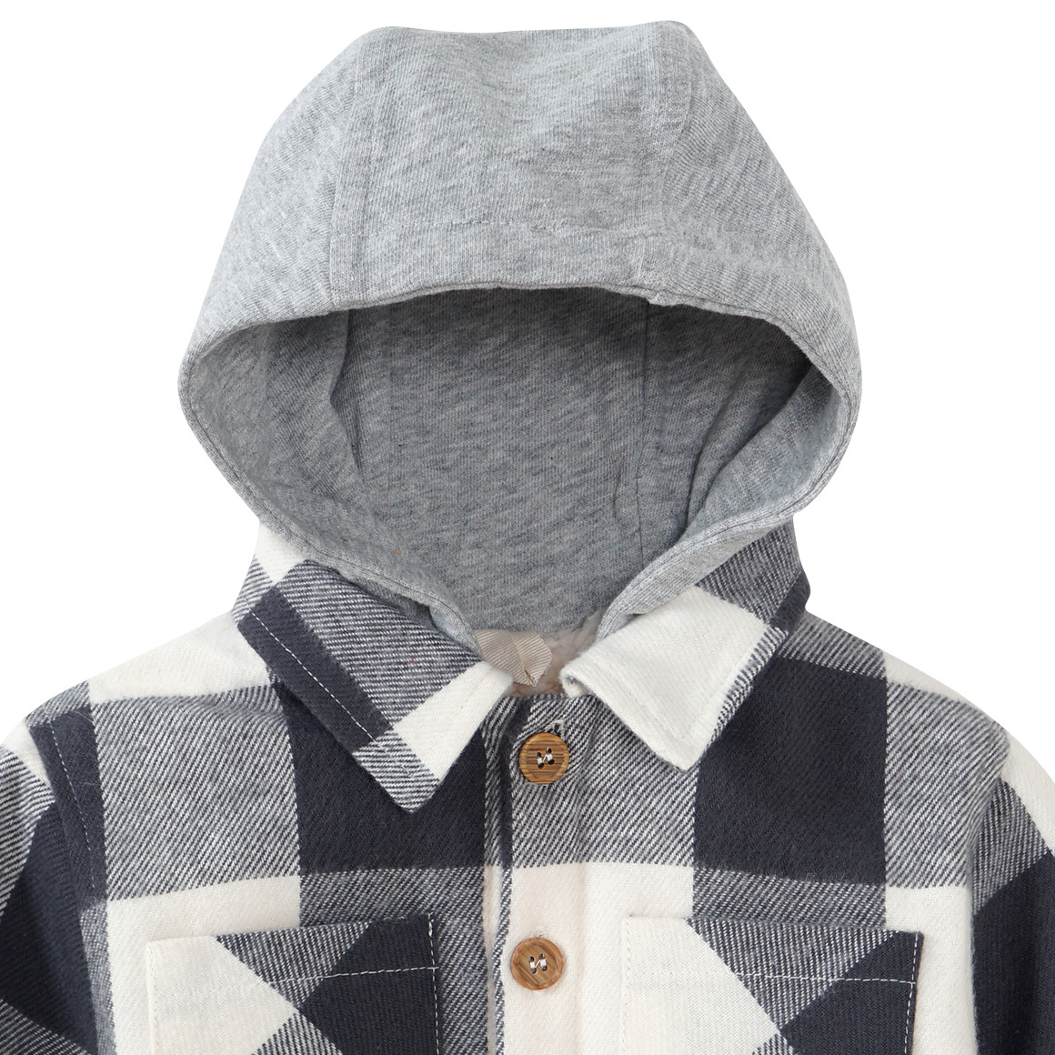 Baby Fleecejacke mit Kapuze