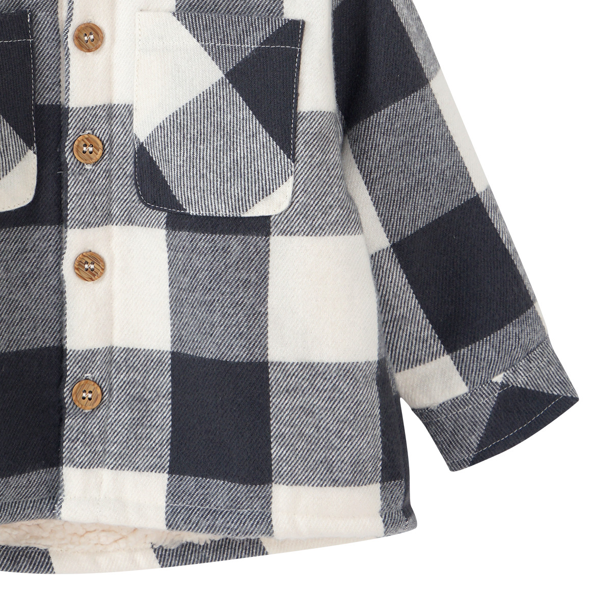 Baby Fleecejacke mit Kapuze