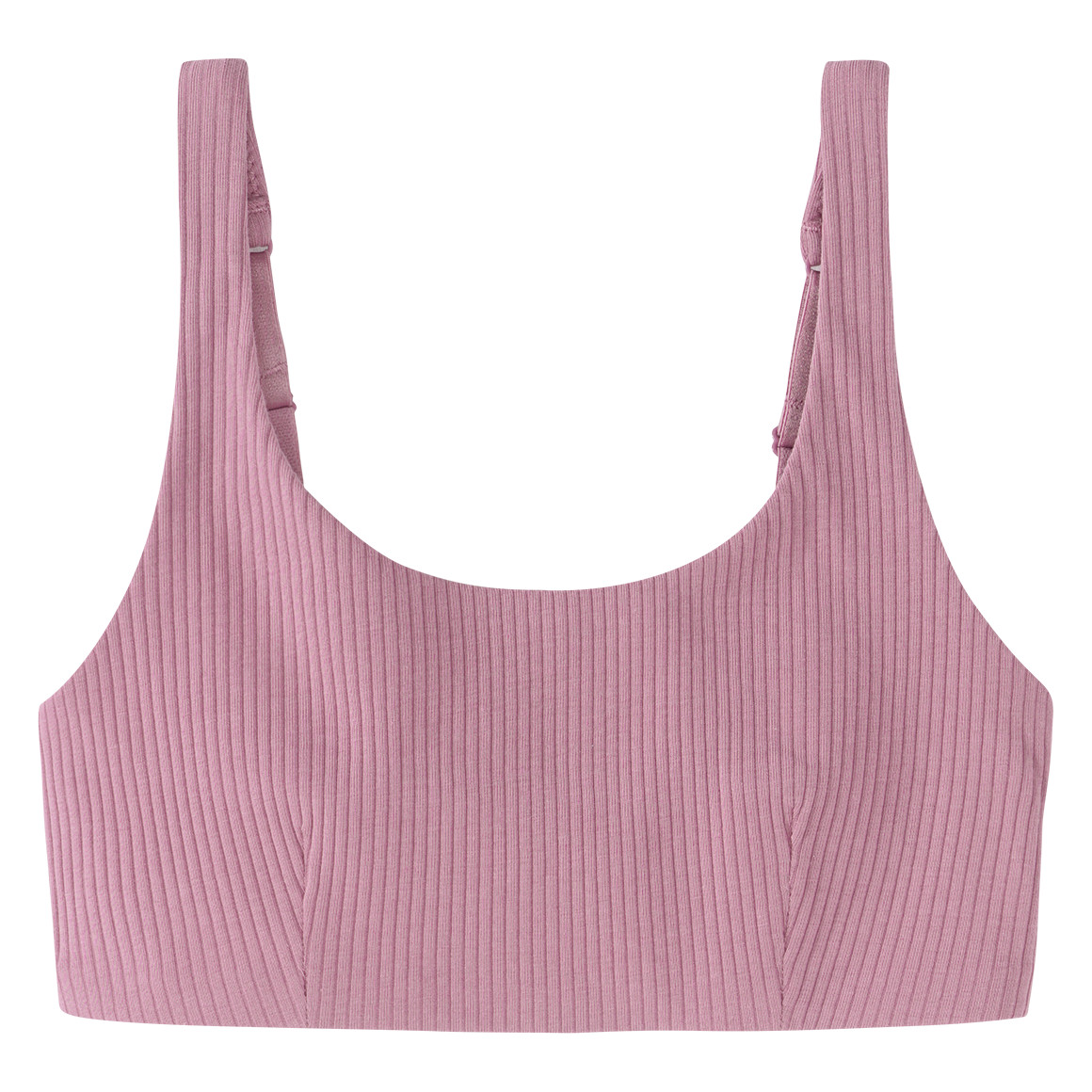2 Mädchen Bustiers mit Rippstruktur