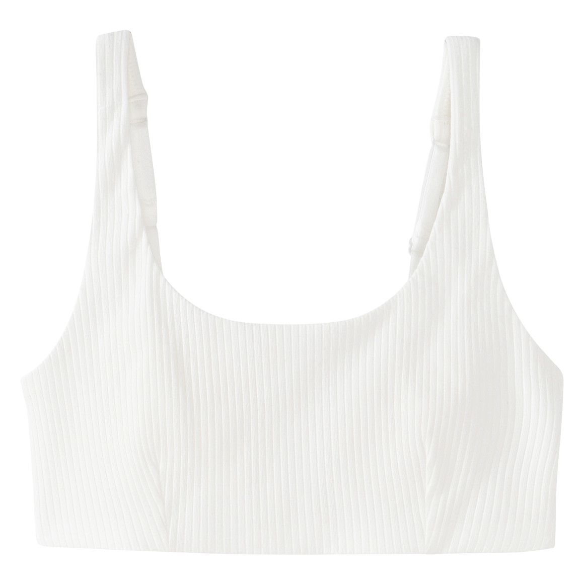 2 Mädchen Bustiers mit Rippstruktur