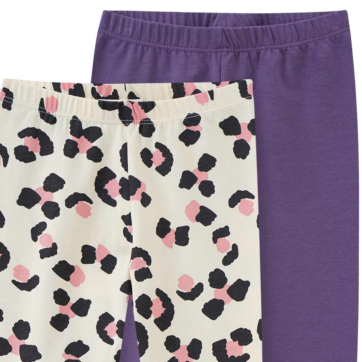 2 Mädchen Leggings im Set