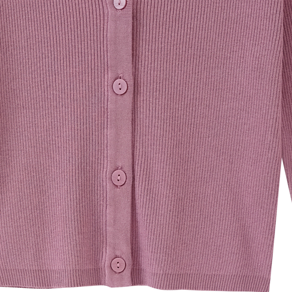 Mädchen Strickjacke unifarben