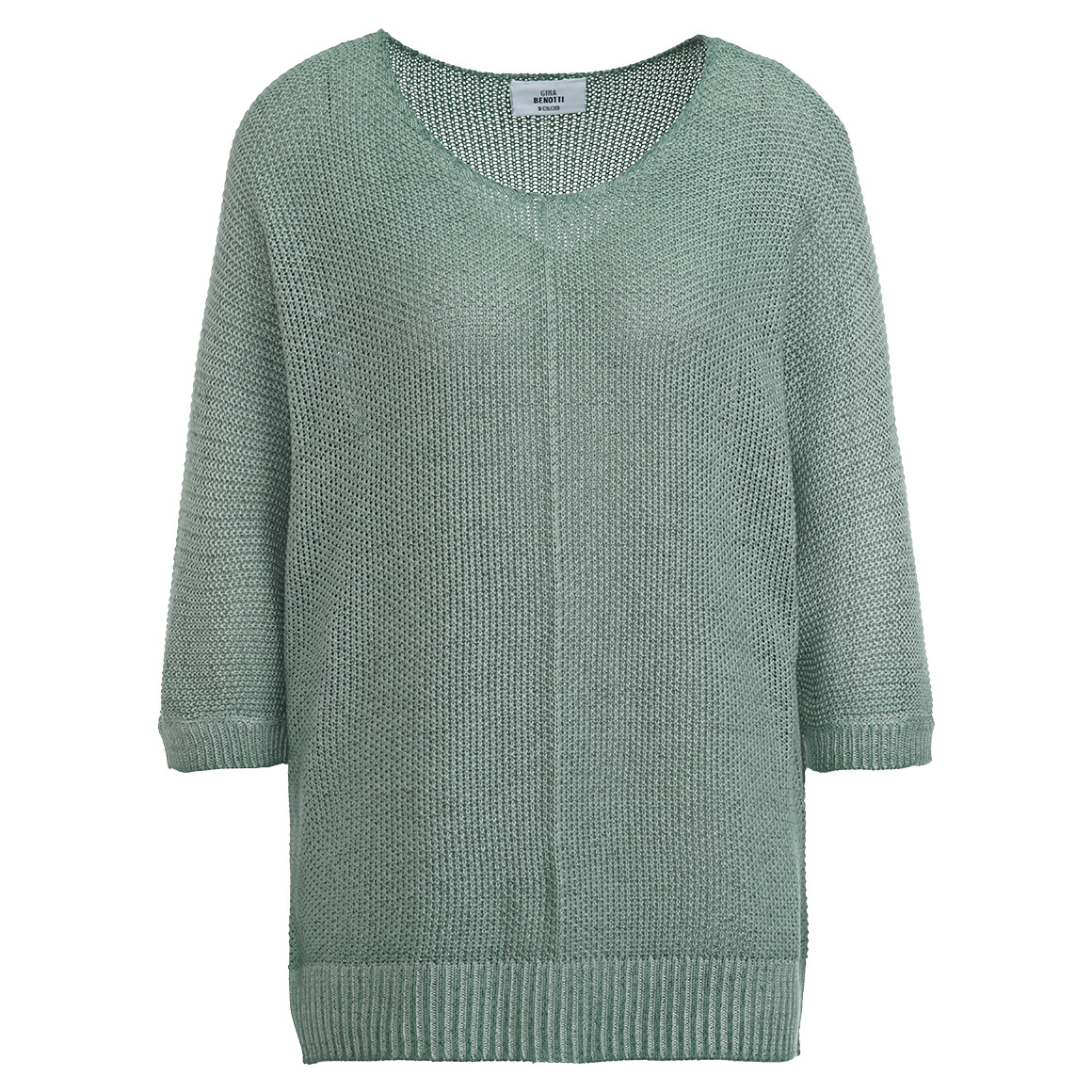 Gebreide damestrui met 3/4 mouwen