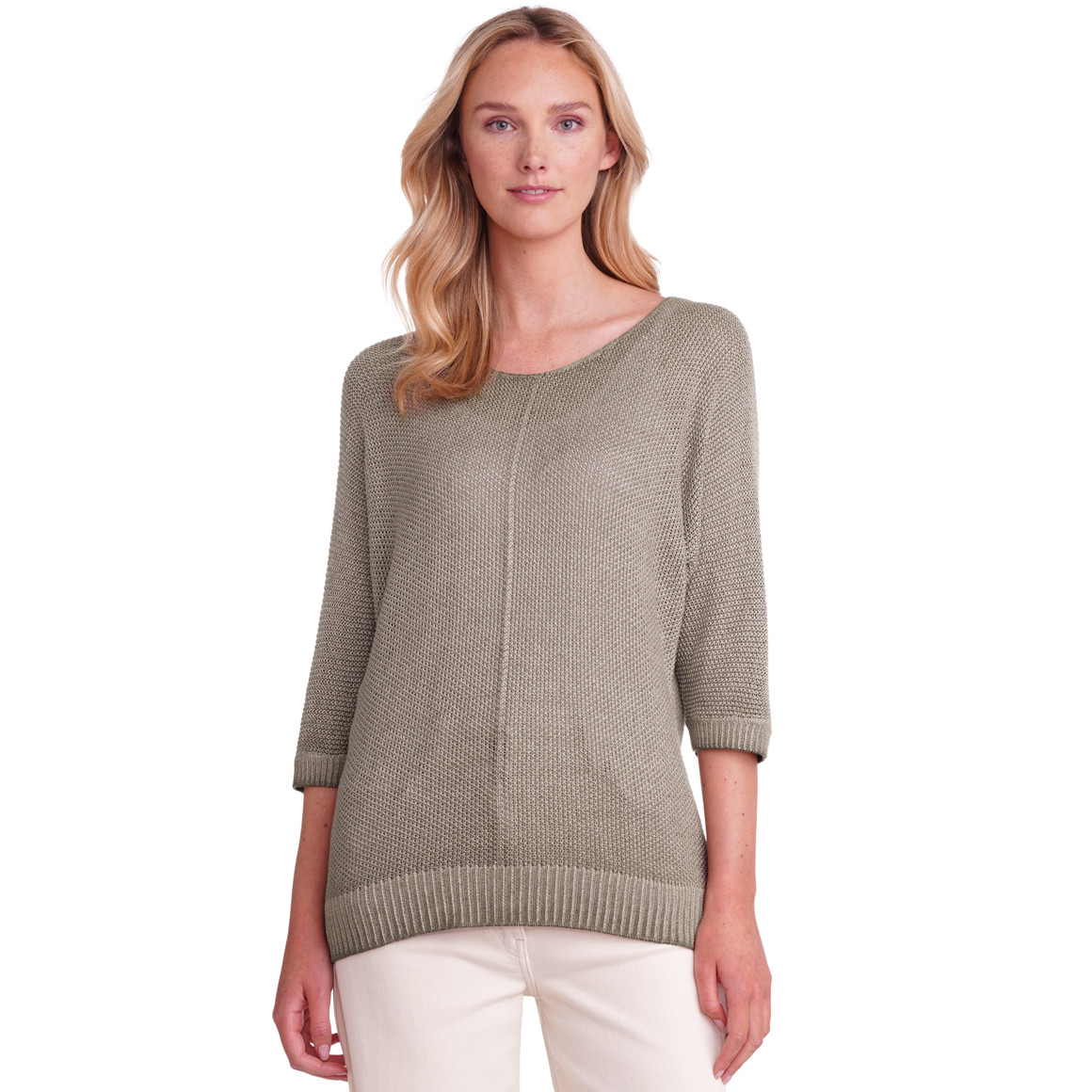 Damen Strickpullover mit 3/4-Arm