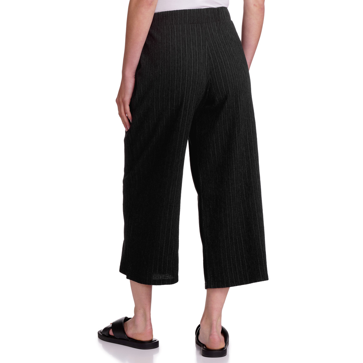 Dames culottes met gestructureerde strepen