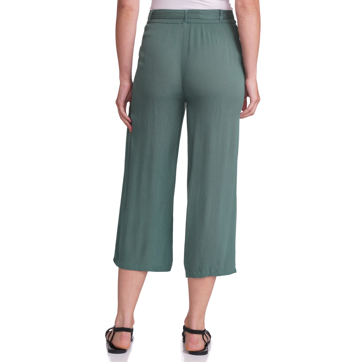Damen Culotte mit Bindegürtel