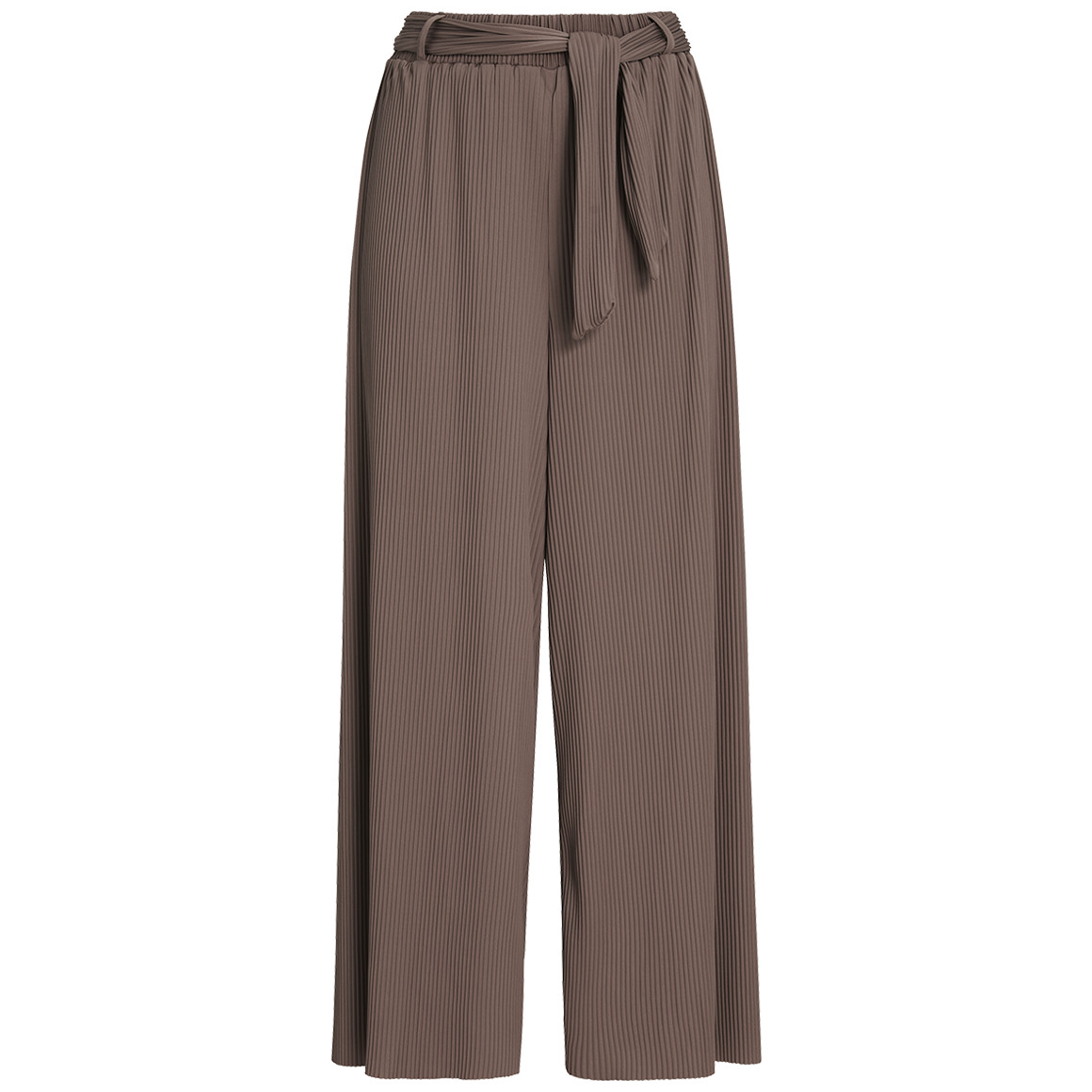Damen Plissee-Culotte in Unifarben