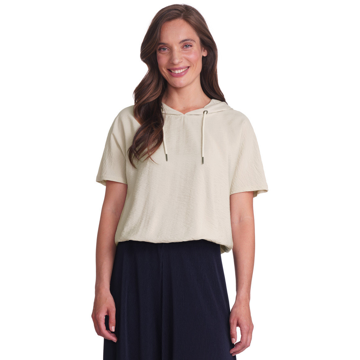 Dames-T-shirt met capuchon