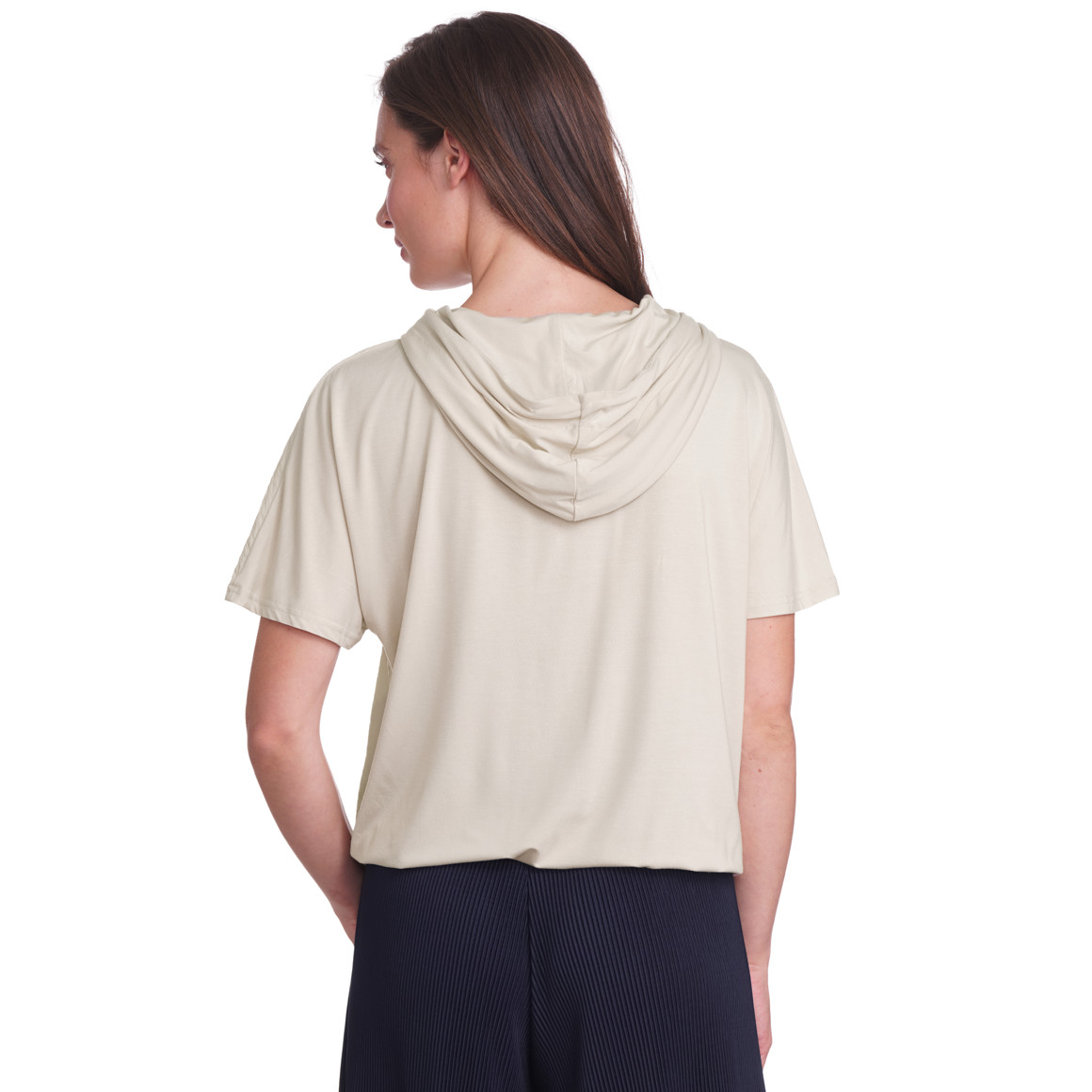 Dames-T-shirt met capuchon