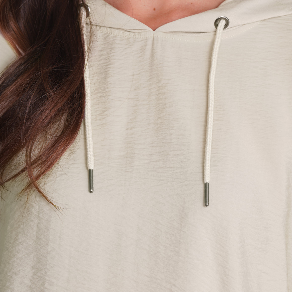 Dames-T-shirt met capuchon