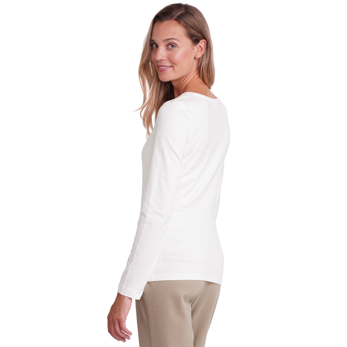 Damen Langarmshirt im Basic-Look