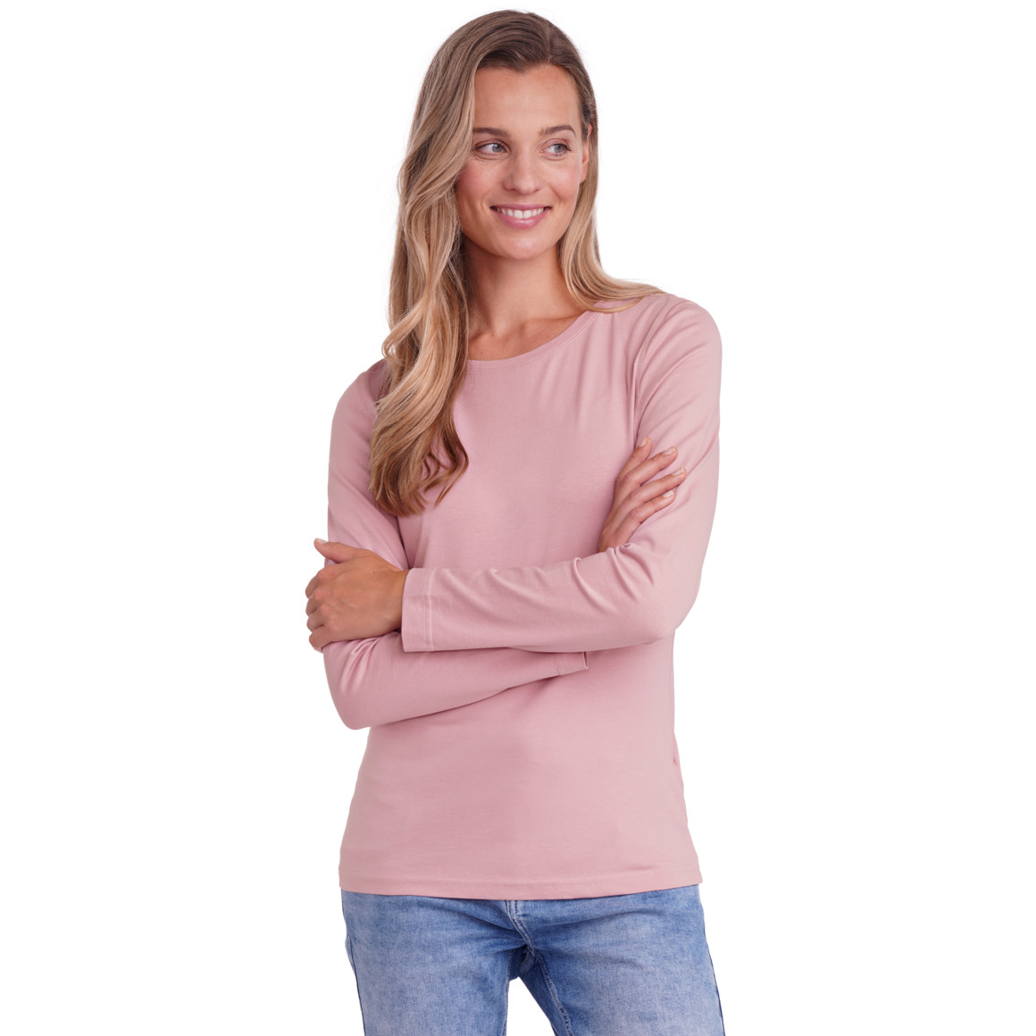 Damen Langarmshirt im Basic-Look