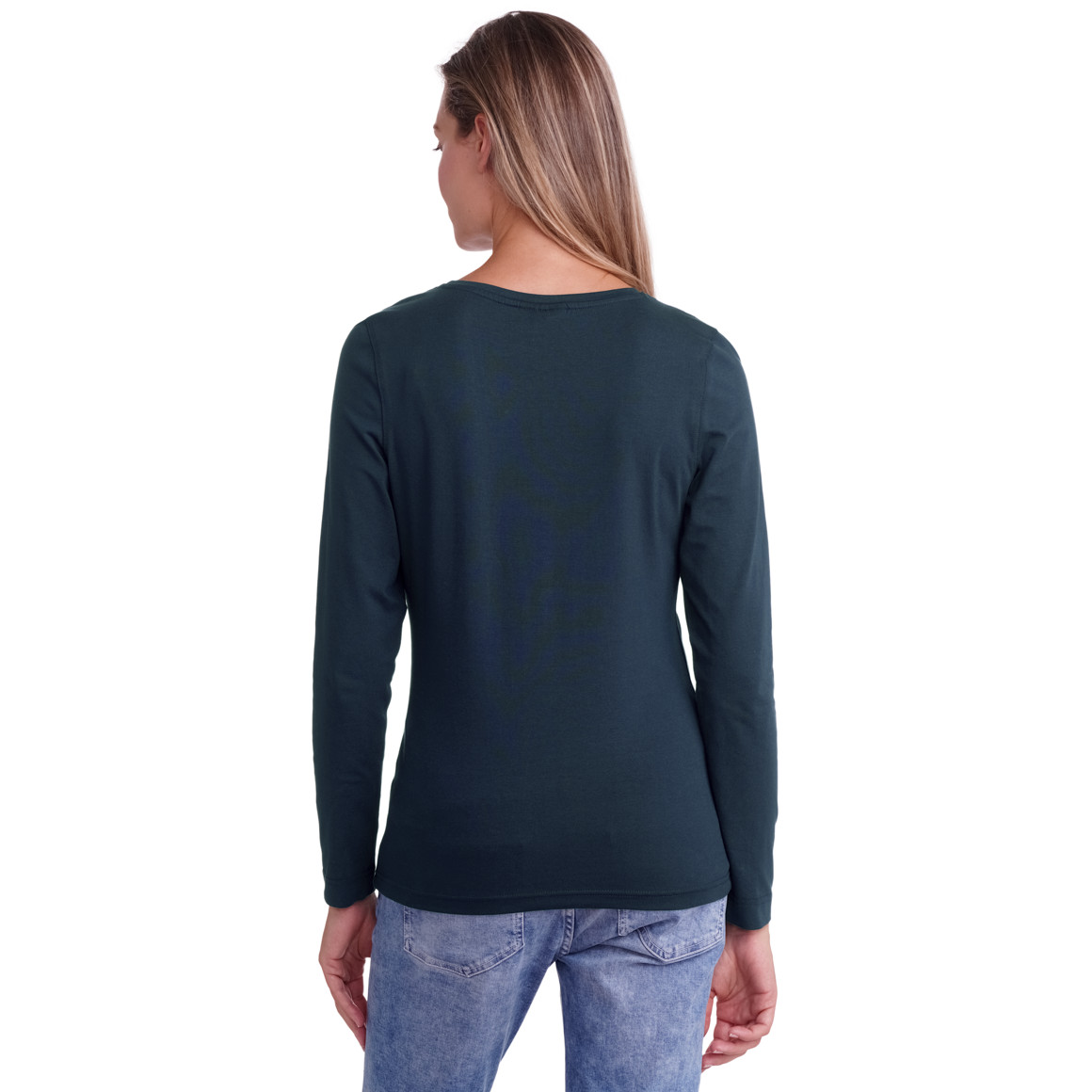Damen Langarmshirt im Basic-Look
