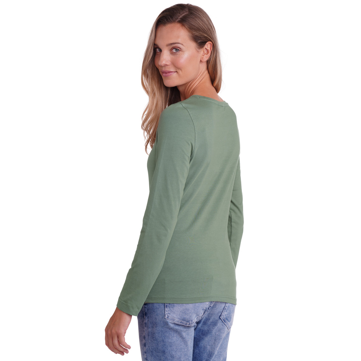 Damen Langarmshirt im Basic-Look