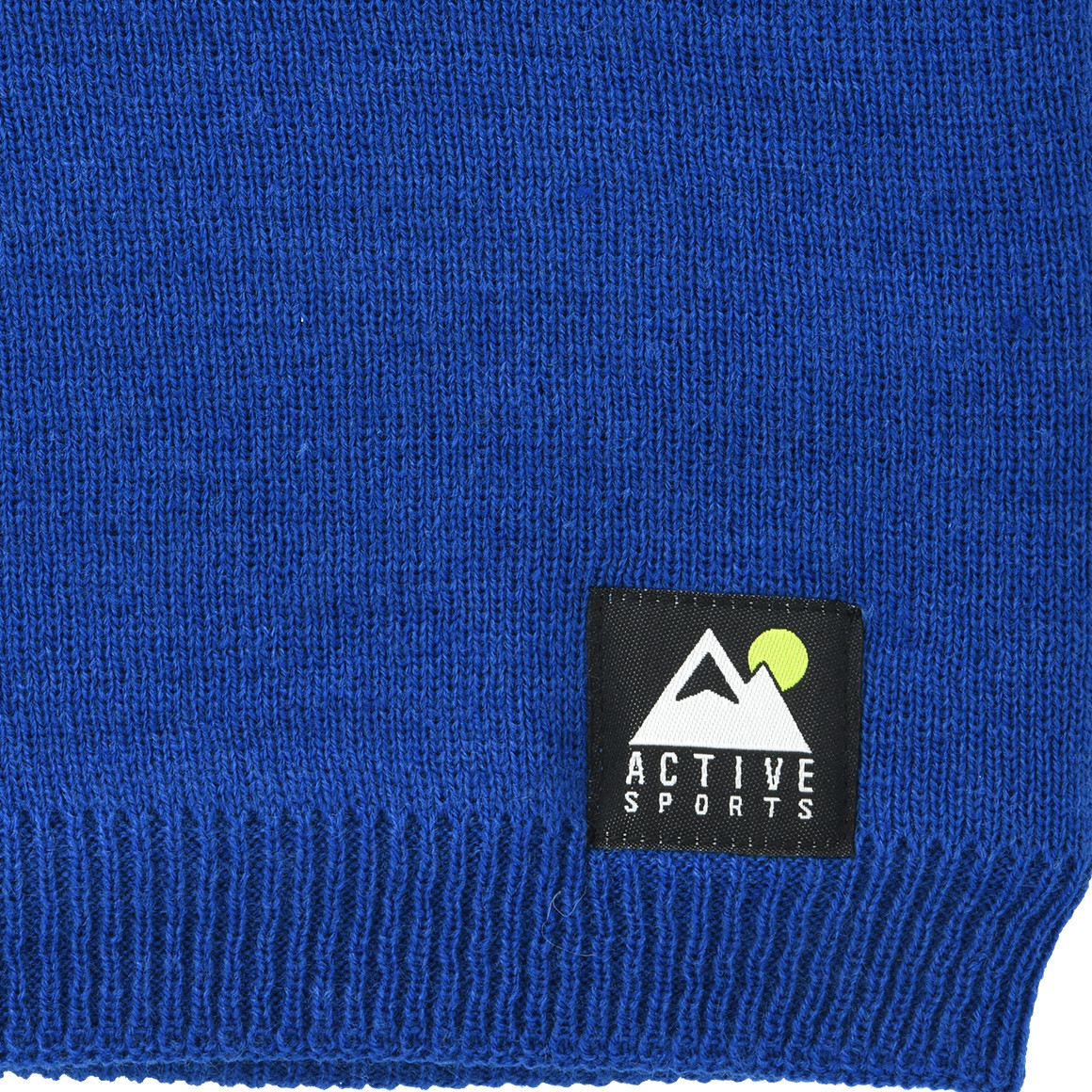 Ronde babysjaal met fleecevoering