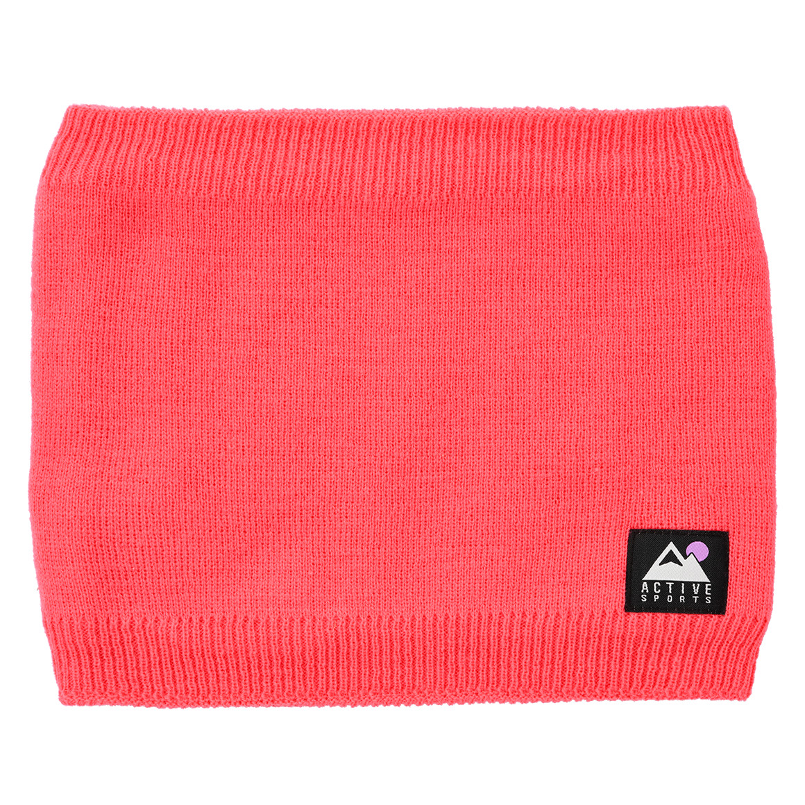 Ronde sjaal met fleecevoering voor meisjes