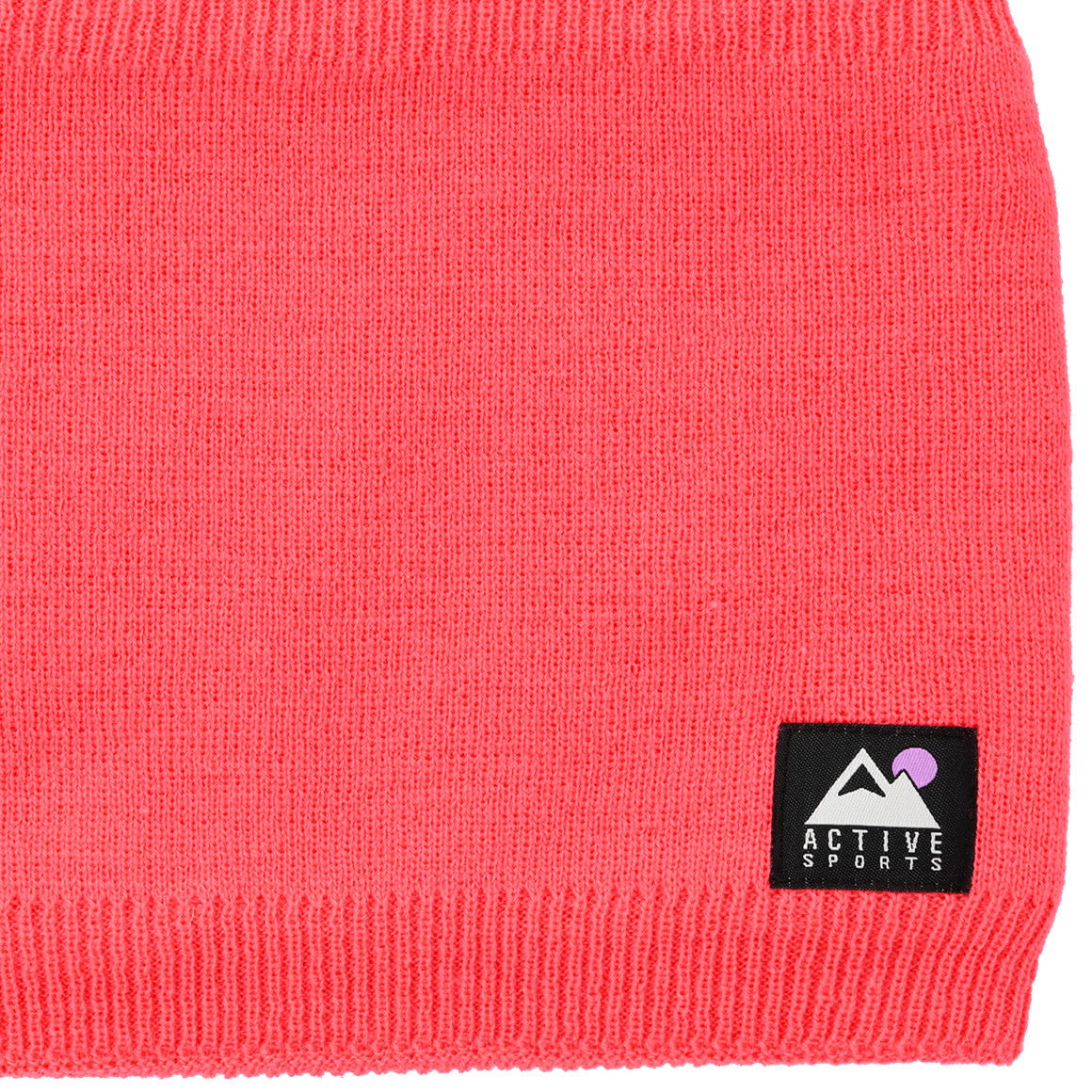 Ronde sjaal met fleecevoering voor meisjes