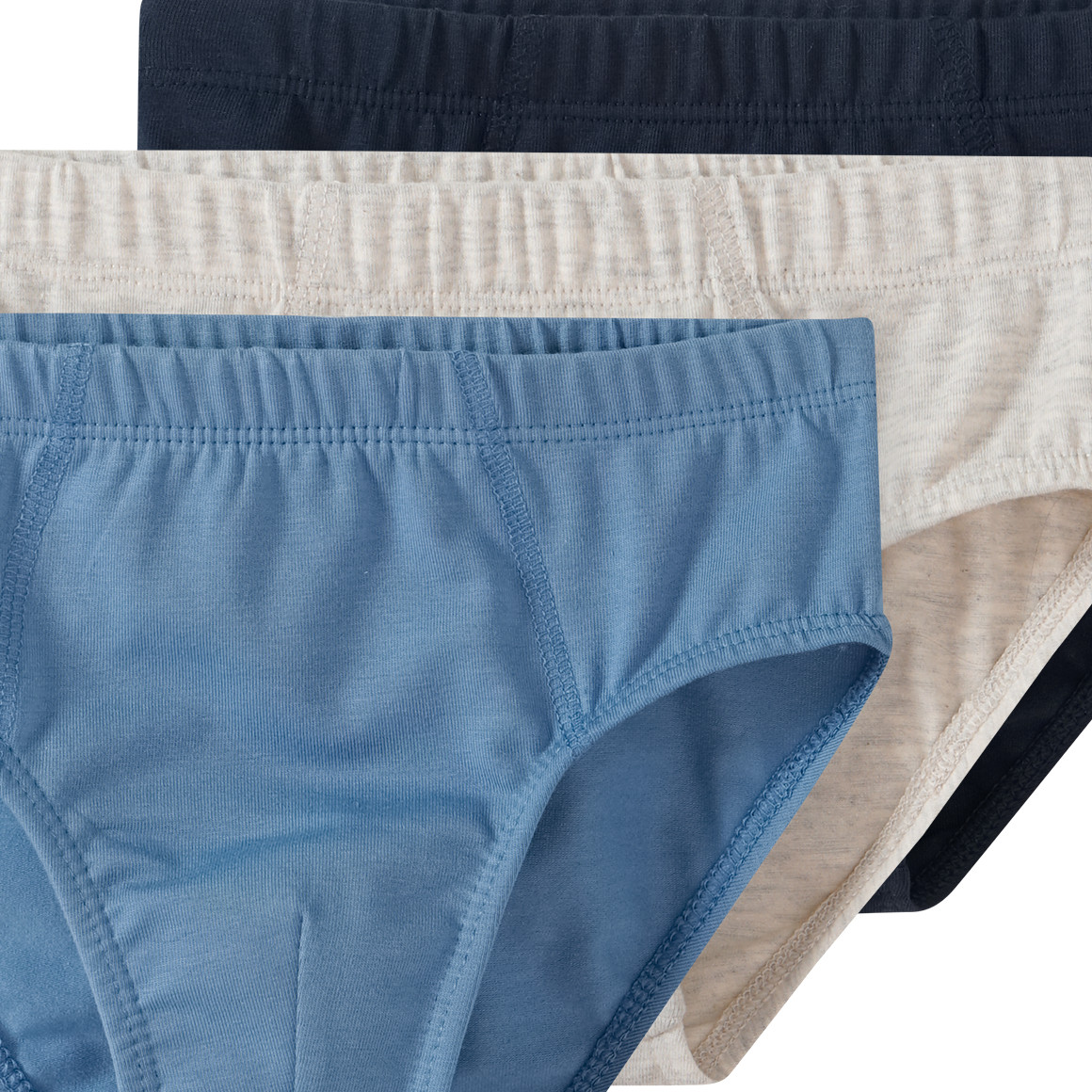 3 Jungen Slips in verschiedenen Farben