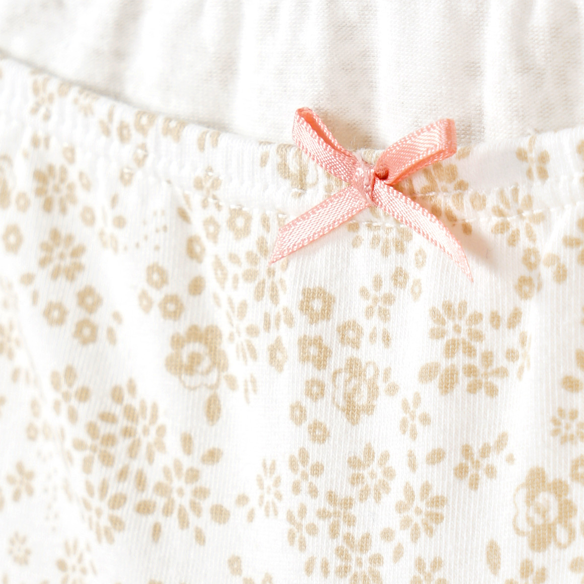 3 meisjes slips met all-over bloemen