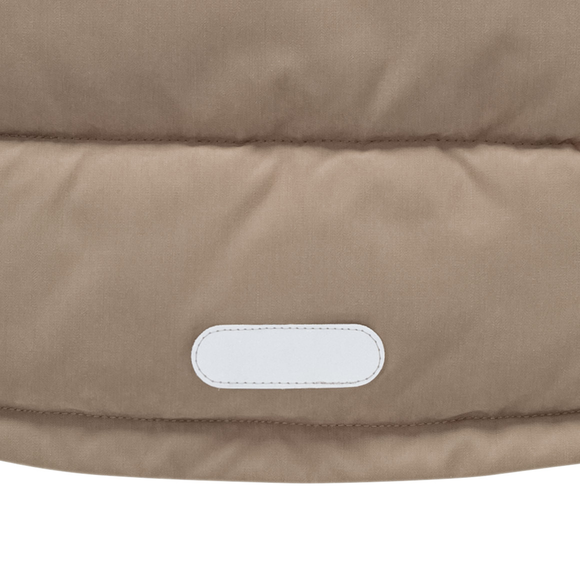 Baby gewatteerd vest met teddy kraag