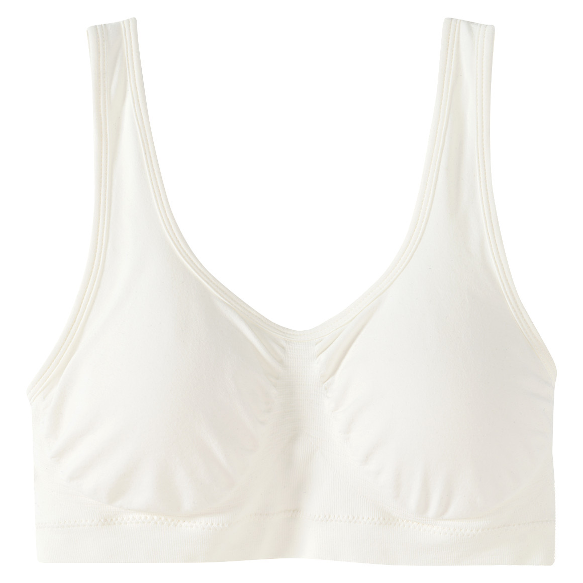 Seamless bustier van microvezel